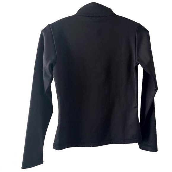 NILS Black Mock Neck Quarter Zip 1/4 Fleece S - Picture 4 of 11